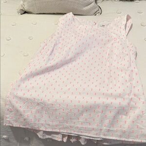Vineyard Vines White and Pink Sleeveless Top